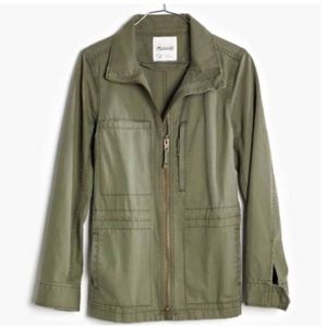 Madewell olive green utility jacket